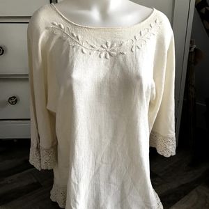 Juanita Banana Ropa De Manta Mexico Top Size M